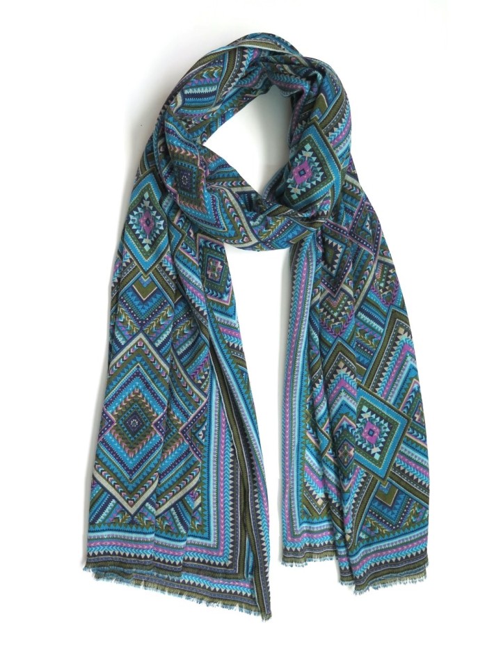 Wool and silk scarf ASW03F
