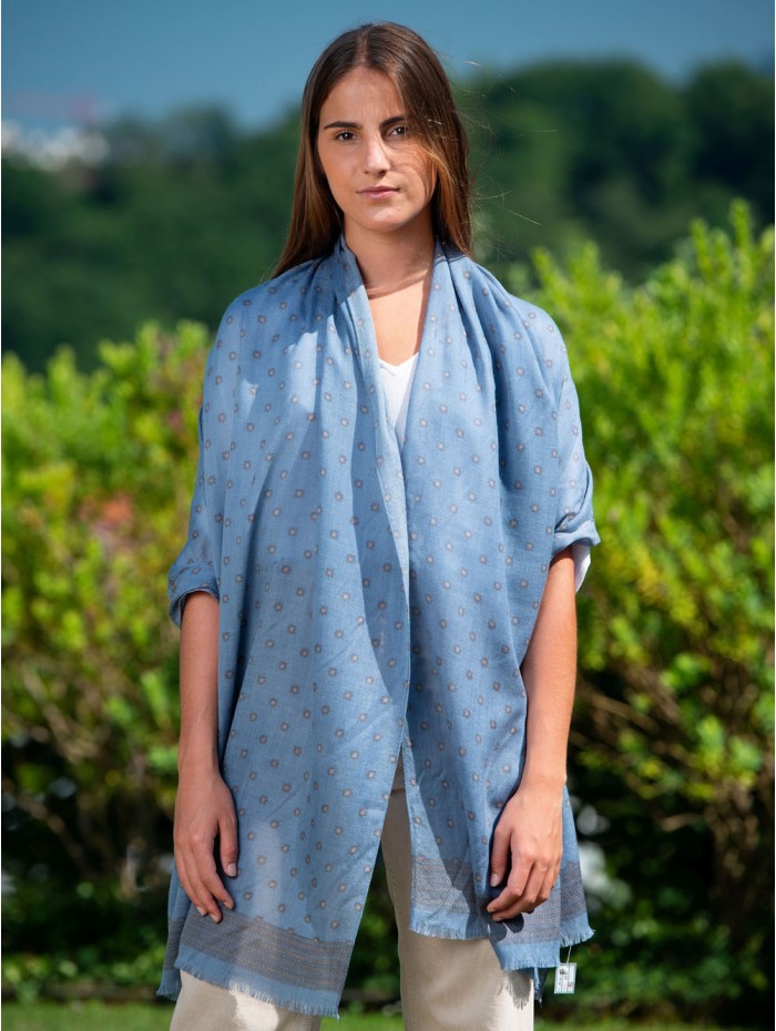 Wool and silk scarf ASW01F