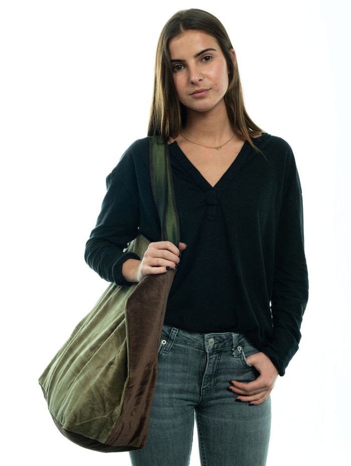 Bolso de terciopelo 2 colores CDT254B1