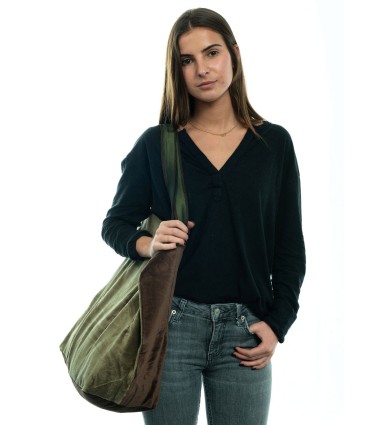 Bolso de terciopelo 2 colores CDT254B1