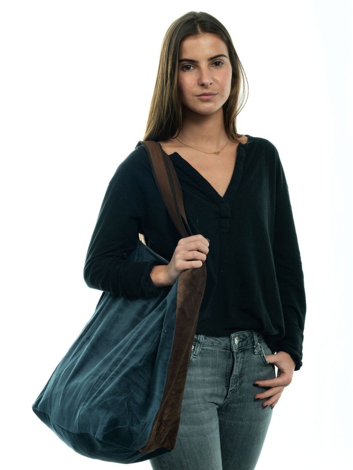 Bolso de terciopelo 2 colores CDT254B1