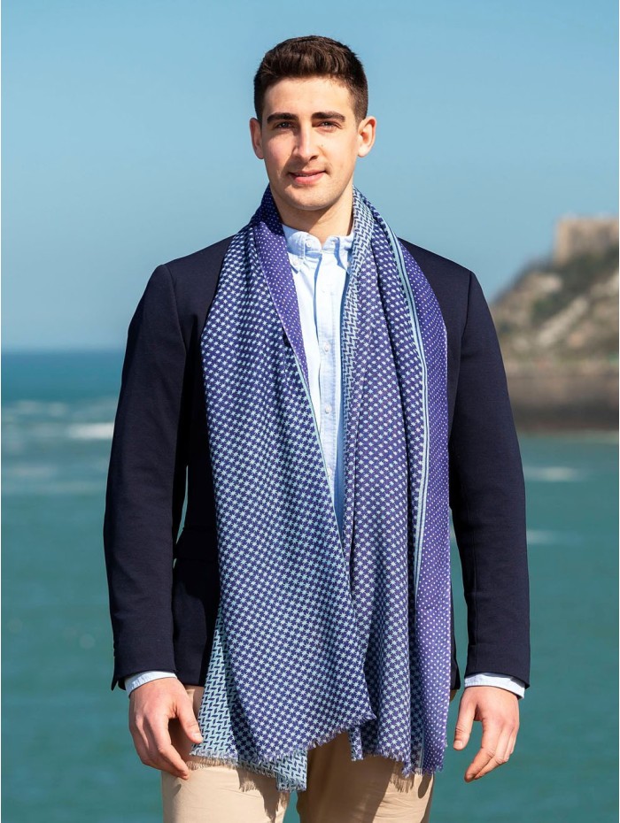 Wool and silk scarf CHE05W