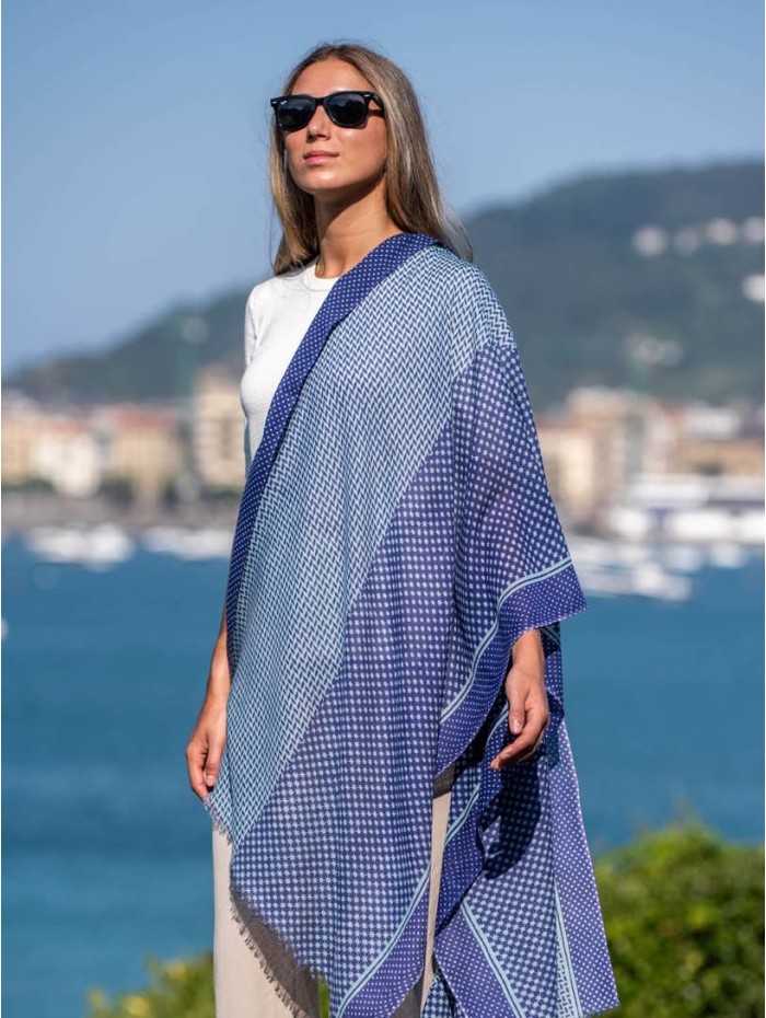 Wool and silk scarf CHE05W