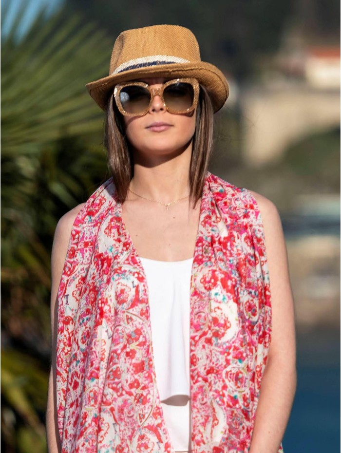 Foulard en coton CHE42F