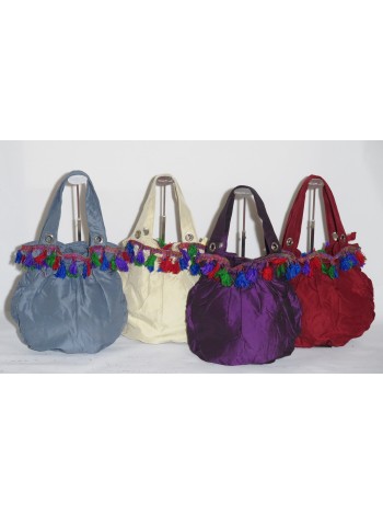 Bolso liso flecos CDT169BF