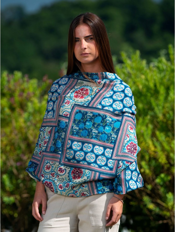 Wool and silk scarf CHE11W