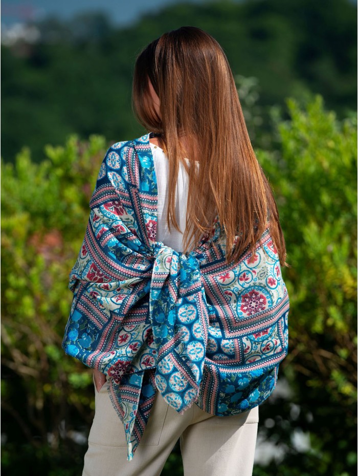 Wool and silk scarf CHE11W