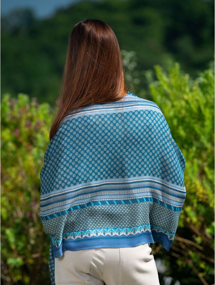 Wool and silk scarf CHE06W