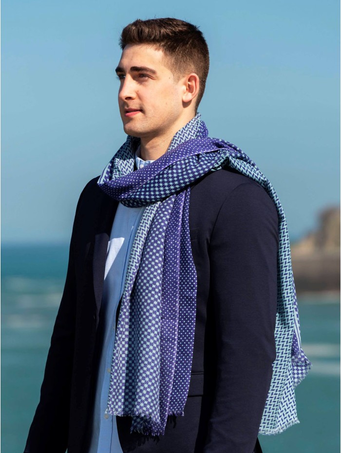 Wool and silk scarf CHE05W