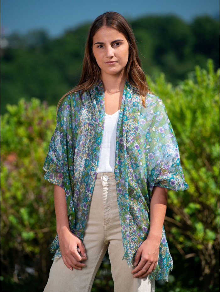Wool and silk scarf ATU280W