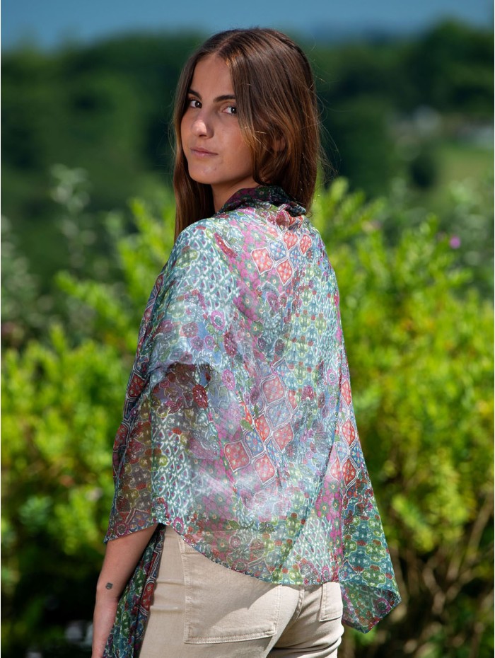 Wool and silk scarf ATU279W