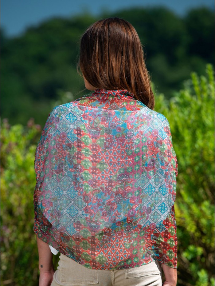 Wool and silk scarf ATU279W