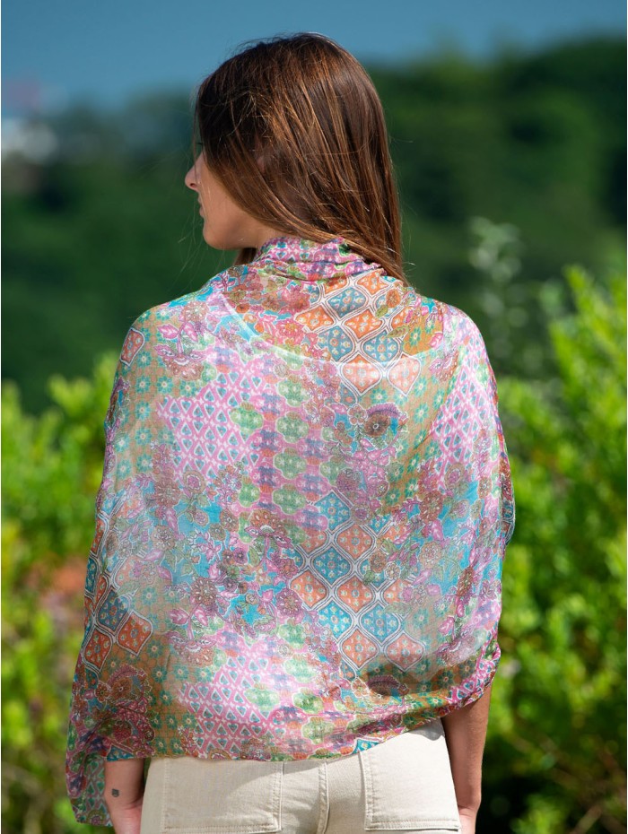 Wool and silk scarf ATU279W