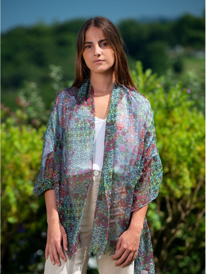 Wool and silk scarf ATU279W