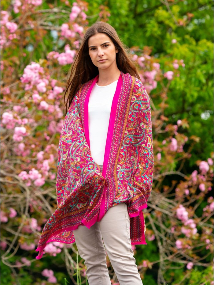 Wool and silk scarf ASW02F