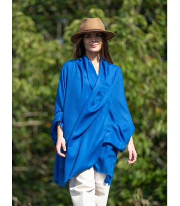 Foulard uni laine-soie ASWBCLASSIC