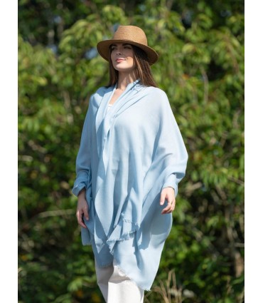 Fular liso lana-seda ASWBMILK