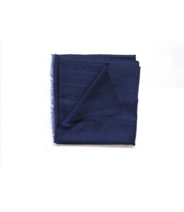 Foulard uni laine-soie ASWBNAVY