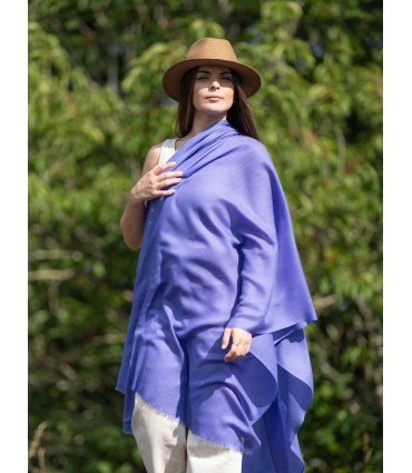 Foulard uni laine-soie ASWBIRIS